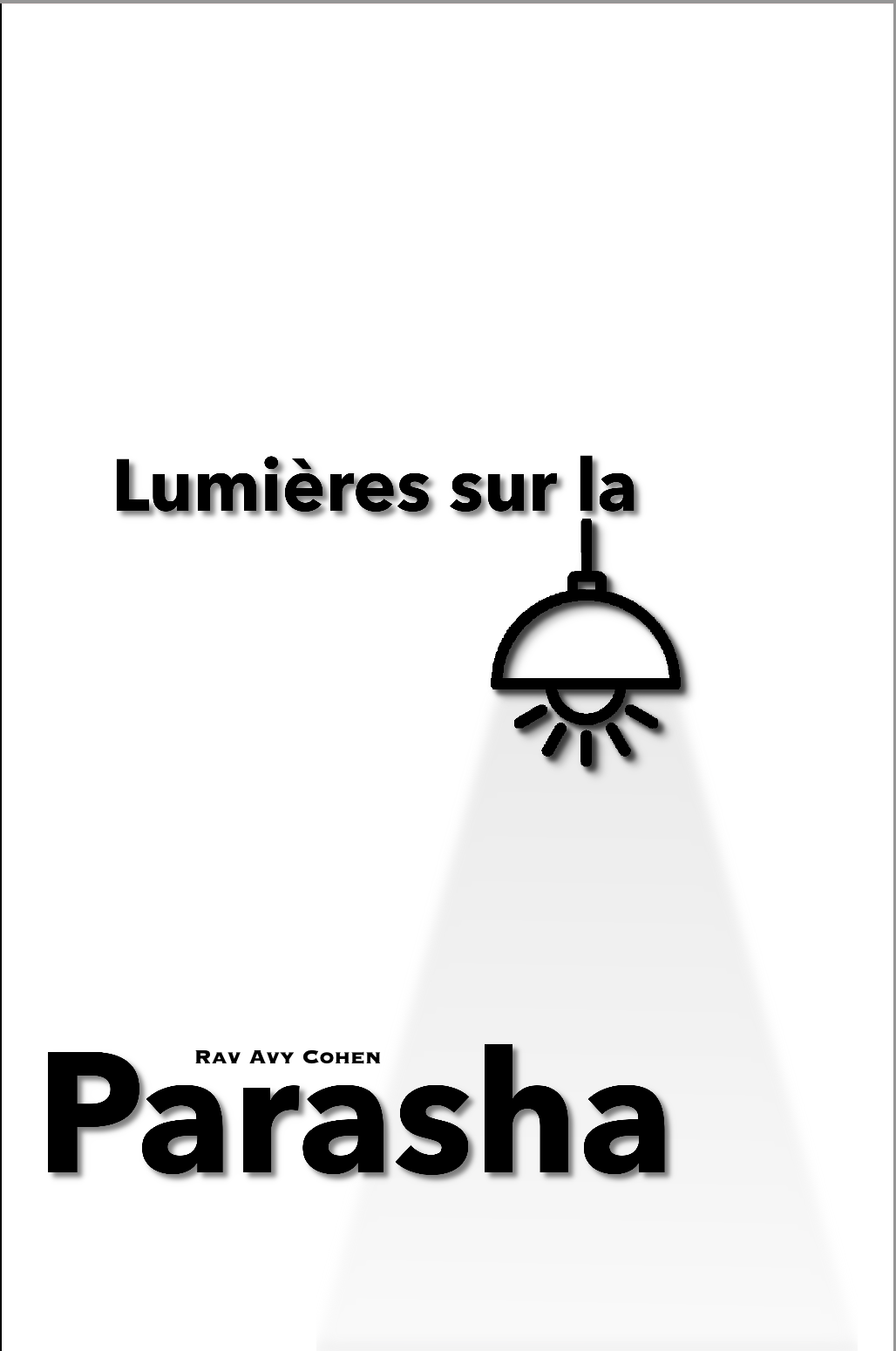 Couverture de Lumières sur la Parasha